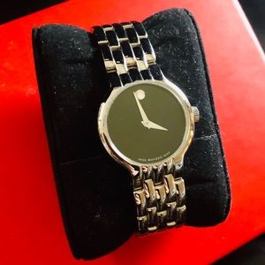 Movado Silver & Black Women’s watch